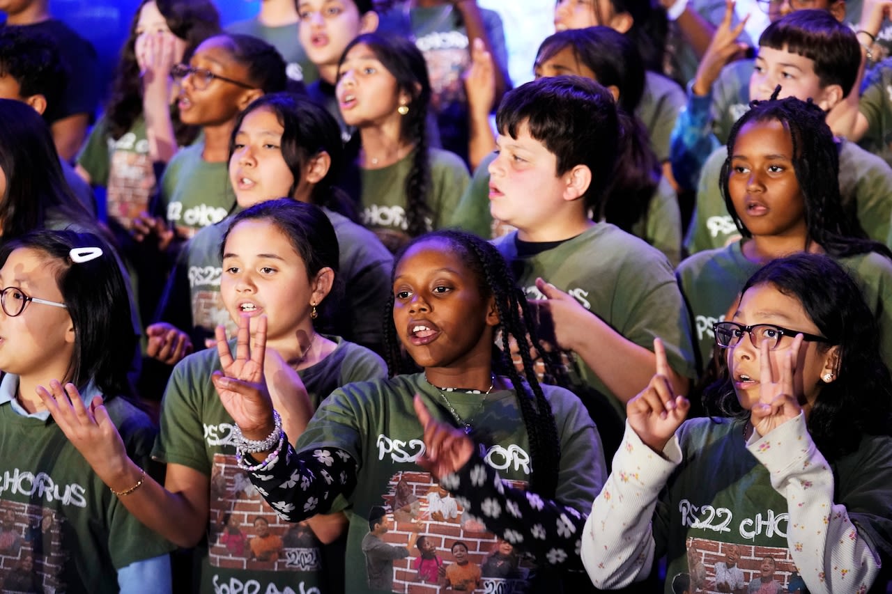 PS 22 Chorus performs at Liberty Science Center’s Genius Gala | In Class column