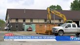 The City of Byron is demolishing two buildings to make way for future expansion