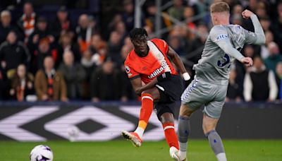 Elijah Adebayo earns Luton valuable point against Everton with superb equaliser