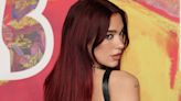 Dua Lipa Just Channelled 'The Little Mermaid' With Ruby Red Waved Extensions