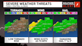 Strong to severe thunderstorms possible throughout the weekend