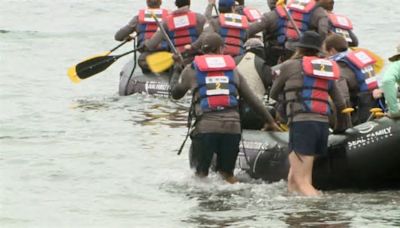Inaugural 'Around the World Paddle Classic' honors fallen Navy SEALs in Coronado