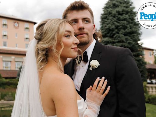 NY Giants Player Jack Stoll Marries College Sweetheart Carolyn Thayer in Rocky Mountain Wedding (Exclusive)