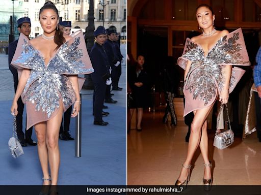 Ashley Park's Rahul Mishra Dress With A Bow For Her Was Really A Gift For Our Eyes