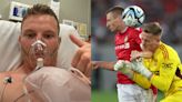 Wrexham star Paul Mullin explains why he refused to lie on a stretcher after suffering punctured lung during Ryan Reynolds and Rob McElhenney's side's pre-season defeat to Man Utd | Goal.com Kenya