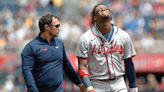 Braves star Ronald Acuña Jr. appears to hurt leg in first inning against Pirates