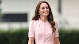 Princess Kate’s Belted Baby-Pink Dress Is Perfect for Summer