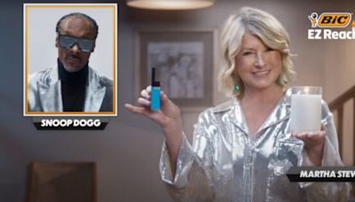 Snoop Dogg Rates Martha Stewart For Lighter Skills in BIC Ad