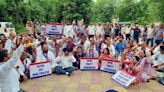 Apni Party stages protest over power cuts in Jammu