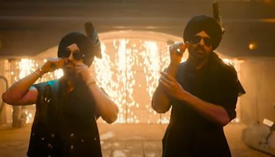 Bhairava Anthem: Prabhas flexes his biceps, Diljit Dosanjh screams ‘Punjabi aa gaye oye’. Watch