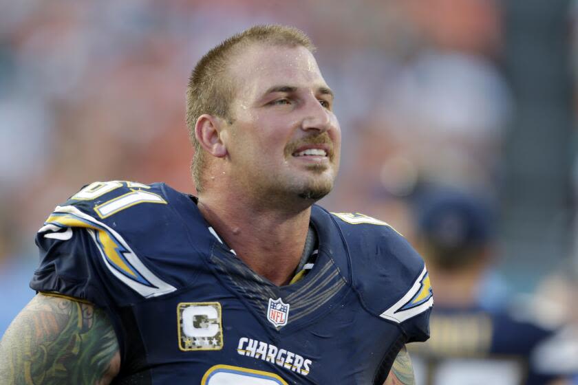 Jim Harbaugh's new approach brings back Chargers legend Nick Hardwick to coach