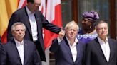 Boris Johnson condemns Putin’s ‘barbarism’ after shopping centre missile strike
