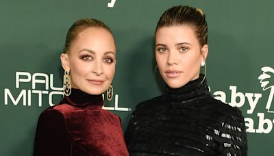 Nicole Richie Sweetly Reacts to Sister Sofia's Newborn Baby