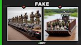 Viral images of Border Patrol putting alligators in the Rio Grande are fake