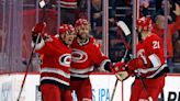 Hurricanes warm up for outdoor game with 6-2 win over Canadiens as Seth Jarvis stars