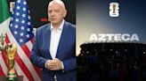 Gianni Infantino homenajea al Estadio Azteca, a dos años del Mundial 2026