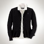 ralph lauren  (全新品)  黑色毛衣外套    XL