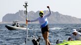 Ellie Aldridge secures kitesurfing Olympic title after days without GB gold