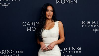 At the Kering Caring for Women Dinner, Kim Kardashian Embraces the Wet Look—For Women