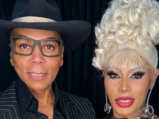 Grag Queen encontra com RuPaul em Los Angeles, na DragCon