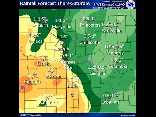 Looming showers, thunderstorms to disrupt streak of pleasant, quiet days in Kansas City