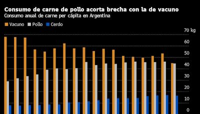 Terapia de shock en Argentina reduciría la demanda de carne de vacuno a mínimo de 110 años