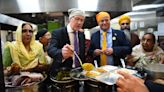 In Pictures: Swinney dishes up curry while Sunak goes back to school