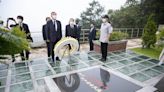 日本國會議員赴五指山弔唁李前總統 林佳龍陪同