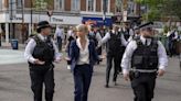 New Home Secretary visits Lewisham town centre to talk police and prison 'chaos'