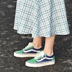 VANS  OLD SKOOL 36 DX NAVY 藍綠 拼接 拼接 經典 帆布 防滑 滑板鞋 VN0A38G2VZQ