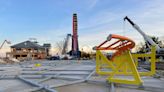 Cedar Point's newest coaster starting to take shape along the Lake Erie shoreline