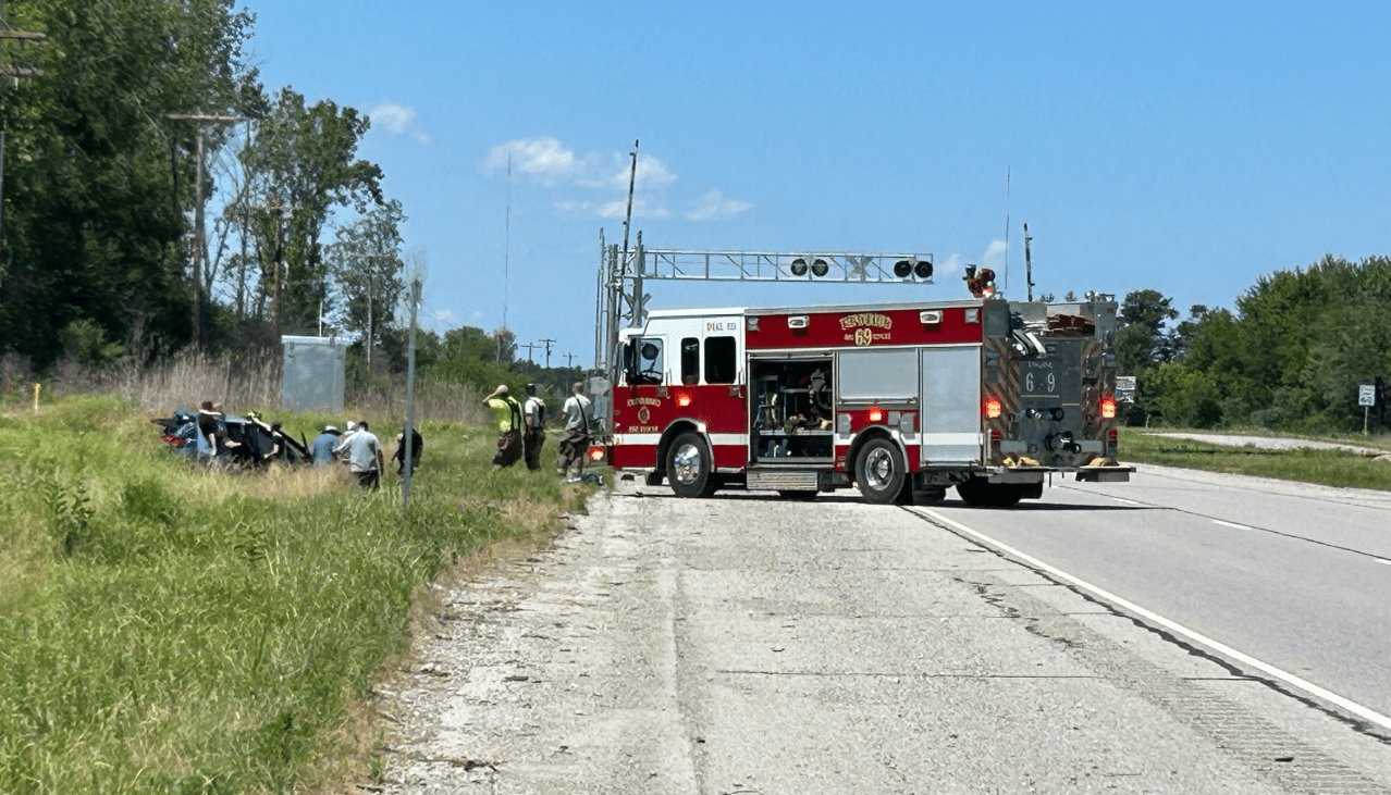 Two car crash on U.S. 41 near Shelburn