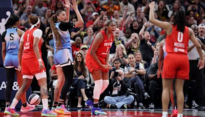Indiana Fever hold on for 71-70 win over Chicago Sky in chippy contest of budding rivalry