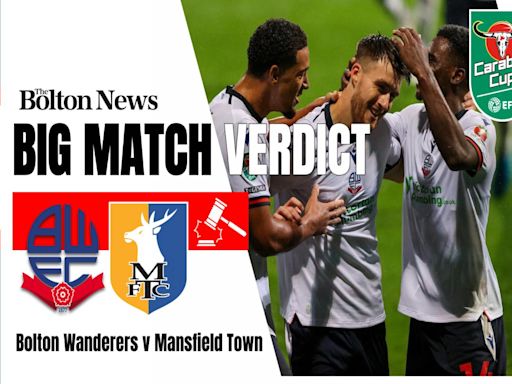 BIG MATCH VERDICT: Wanderers snatch a penalty shootout win against Mansfield