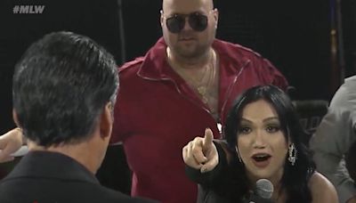 Salina de la Renta Reveals Identity Of Her Baby Daddy At MLW Blood & Thunder ’24