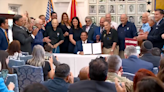 DeSantis makes Hialeah Gardens stop to sign ‘anti-communism education’ bill on 63rd anniversary of Bay of Pigs invasion - WSVN 7News | Miami News, Weather, Sports | Fort Lauderdale