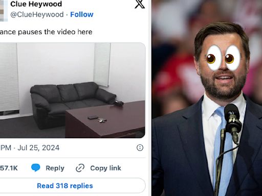 Here's Why You're Seeing A Bunch Of Memes Suggesting JD Vance Had Sex With A Couch (And Some Of My Favorites)