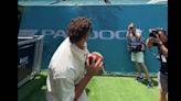 Chiefs’ Patrick Mahomes shows off his pinpoint passing at Miami Grand Prix race