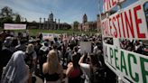 Israel-Hamas war protesters defy Columbia University’s deadline to disband camp or face suspension