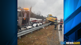 Traffic delayed on I-85 in Salisbury after wreck