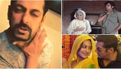 THROWBACK: When Salman Khan broke the internet by turning into Shatrughan Sinha, Dabangg co-star Sonakshi Sinha joined him; WATCH