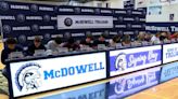 14 McDowell student athletes sign to local colleges