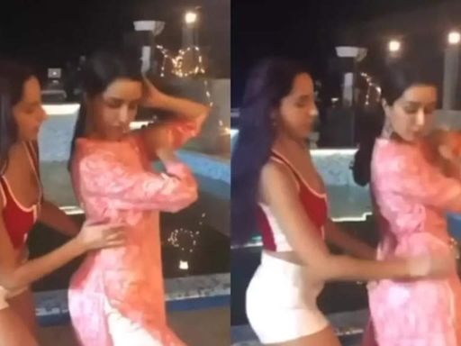Throwback! Nora Fatehi becomes dance mentor for Shraddha Kapoor, teaches iconic 'Dilbar' moves | Hindi Movie News - Times of India
