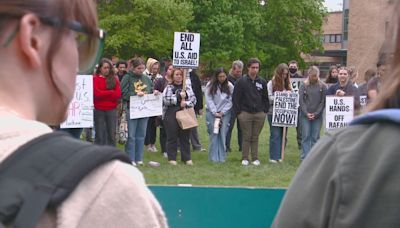 Students, staff at Gonzaga walk out as part of nationwide college protests