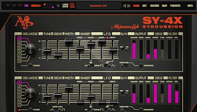 The Syncussion goes berserk with Aly James' beastly SY-4X drum synth plugin