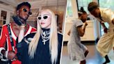Madonna's Kids David And Estere Dance In Family Kitchen