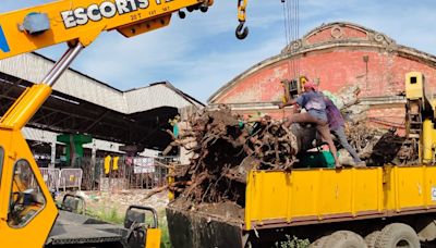 Eastern Railway replants seven 50-year-old trees, as Howrah Station prepares for new platform