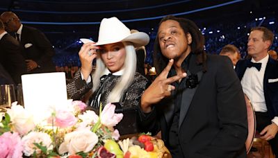 Beyoncé Wears a Western-Inspired Suit and Bolo Tie for Date Night With Jay-Z