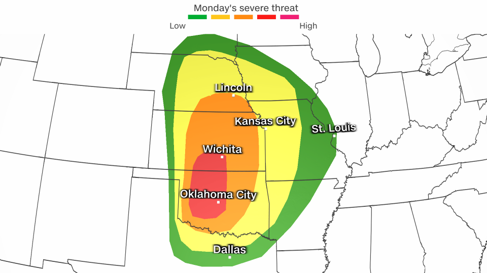 Multiday severe weather threat could continue tornado streak this week