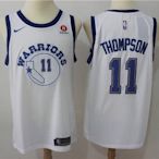NBA勇士隊11號電繡版球衣 克雷 湯普森 Klay Thompson球衣 白色